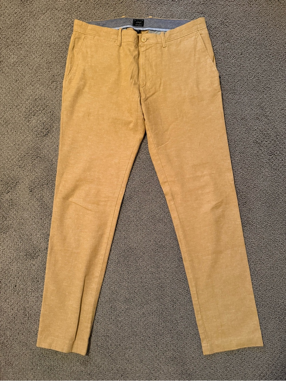 J.Crew Men's Slim Chino Pants - Tan 33x32